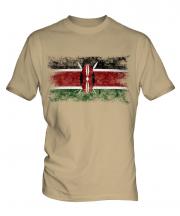 Kenya Distressed Flag Mens T-Shirt