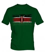 Kenya Distressed Flag Mens T-Shirt