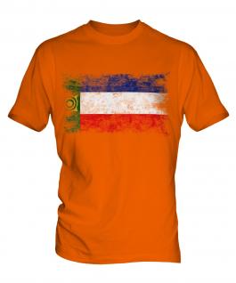 Khakassia Distressed Flag Mens T-Shirt