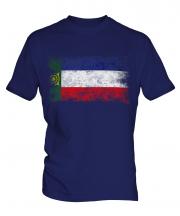Khakassia Distressed Flag Mens T-Shirt