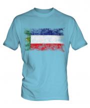 Khakassia Distressed Flag Mens T-Shirt