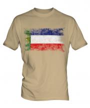 Khakassia Distressed Flag Mens T-Shirt
