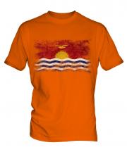 Kiribati Distressed Flag Mens T-Shirt