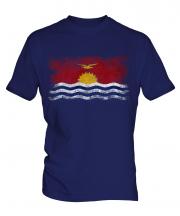 Kiribati Distressed Flag Mens T-Shirt