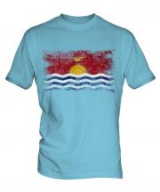 Kiribati Distressed Flag Mens T-Shirt