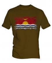 Kiribati Distressed Flag Mens T-Shirt
