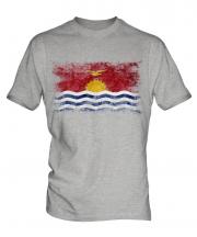 Kiribati Distressed Flag Mens T-Shirt