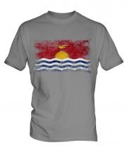 Kiribati Distressed Flag Mens T-Shirt