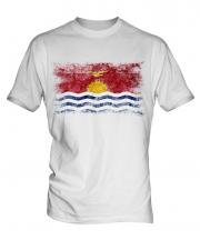 Kiribati Distressed Flag Mens T-Shirt
