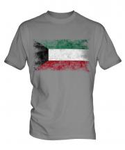 Kuwait Distressed Flag Mens T-Shirt