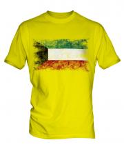 Kuwait Distressed Flag Mens T-Shirt