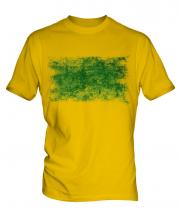 Libya Distressed Flag Mens T-Shirt