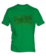 Libya Distressed Flag Mens T-Shirt