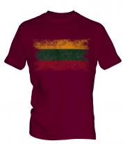 Lithuania Distressed Flag Mens T-Shirt