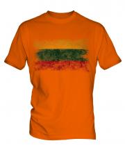 Lithuania Distressed Flag Mens T-Shirt