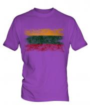 Lithuania Distressed Flag Mens T-Shirt