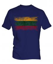 Lithuania Distressed Flag Mens T-Shirt