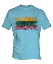 Lithuania Distressed Flag Mens T-Shirt