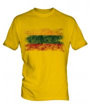 Lithuania Distressed Flag Mens T-Shirt