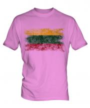 Lithuania Distressed Flag Mens T-Shirt