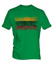 Lithuania Distressed Flag Mens T-Shirt