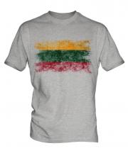 Lithuania Distressed Flag Mens T-Shirt