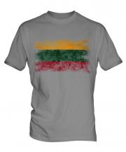 Lithuania Distressed Flag Mens T-Shirt