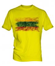 Lithuania Distressed Flag Mens T-Shirt