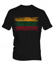 Lithuania Distressed Flag Mens T-Shirt