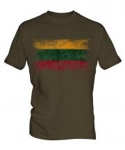 Lithuania Distressed Flag Mens T-Shirt