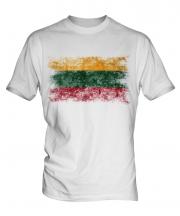 Lithuania Distressed Flag Mens T-Shirt