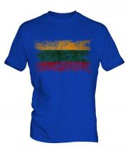 Lithuania Distressed Flag Mens T-Shirt