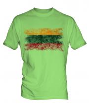 Lithuania Distressed Flag Mens T-Shirt