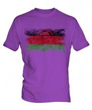 Malawi Distressed Flag Mens T-Shirt