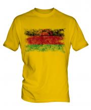 Malawi Distressed Flag Mens T-Shirt