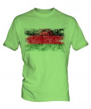 Malawi Distressed Flag Mens T-Shirt