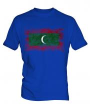 Maldives Distressed Flag Mens T-Shirt