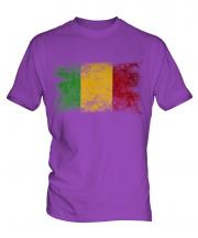 Mali Distressed Flag Mens T-Shirt