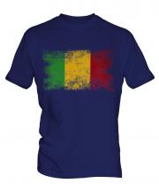 Mali Distressed Flag Mens T-Shirt