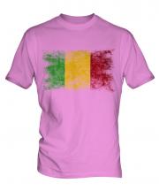 Mali Distressed Flag Mens T-Shirt