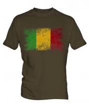 Mali Distressed Flag Mens T-Shirt