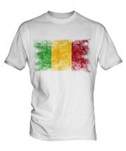 Mali Distressed Flag Mens T-Shirt