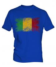 Mali Distressed Flag Mens T-Shirt