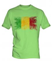 Mali Distressed Flag Mens T-Shirt
