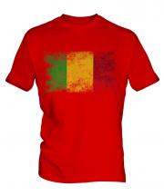 Mali Distressed Flag Mens T-Shirt