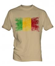 Mali Distressed Flag Mens T-Shirt