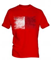Malta Distressed Flag Mens T-Shirt