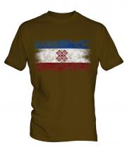Mari El Distressed Flag Mens T-Shirt