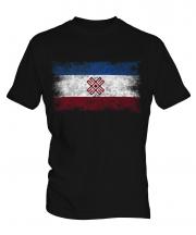 Mari El Distressed Flag Mens T-Shirt