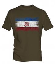 Mari El Distressed Flag Mens T-Shirt
